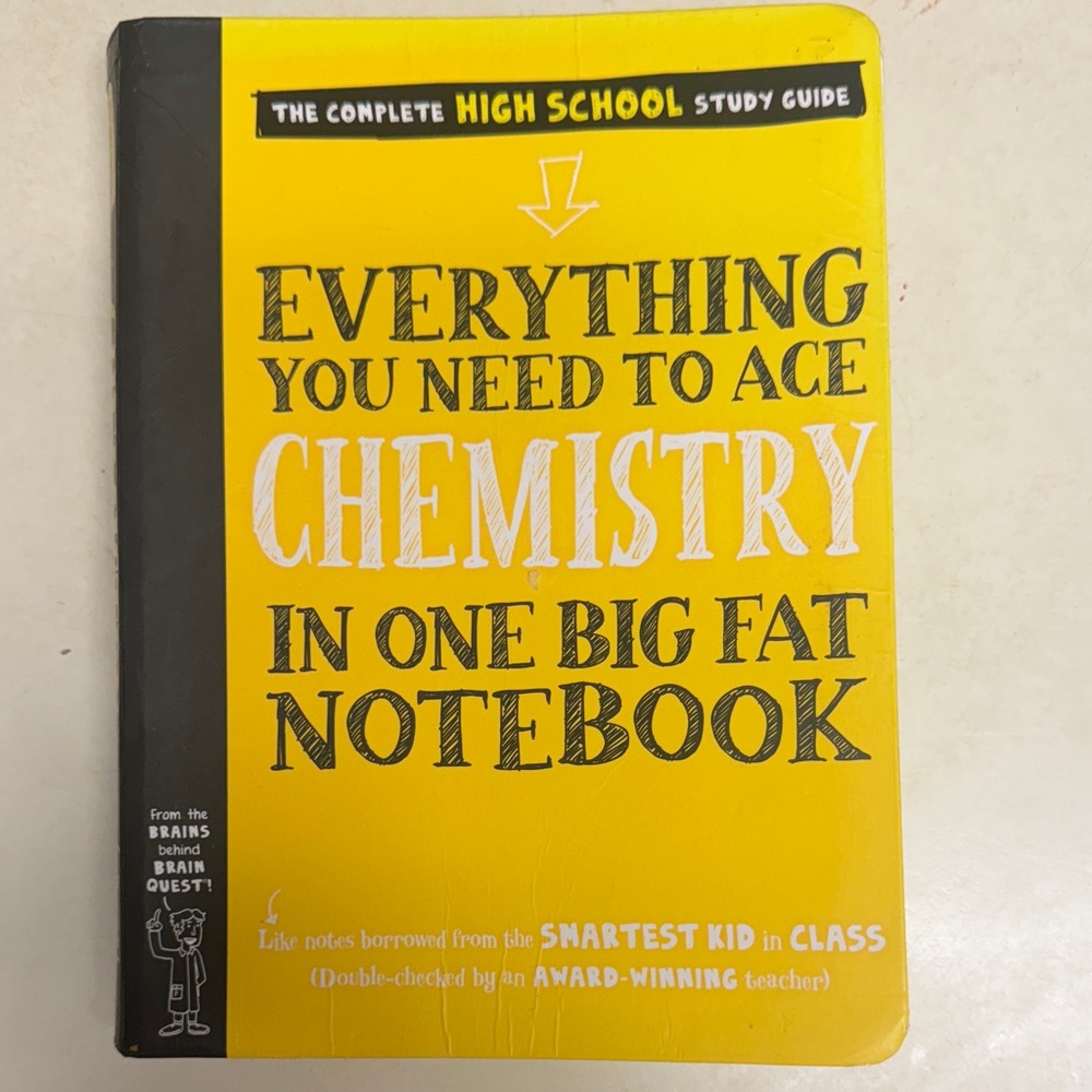 Everything You Need To Know To Ace Chemistry In One Big Fat Notebook
